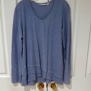 Wilt Women's Blue V-Neck Top